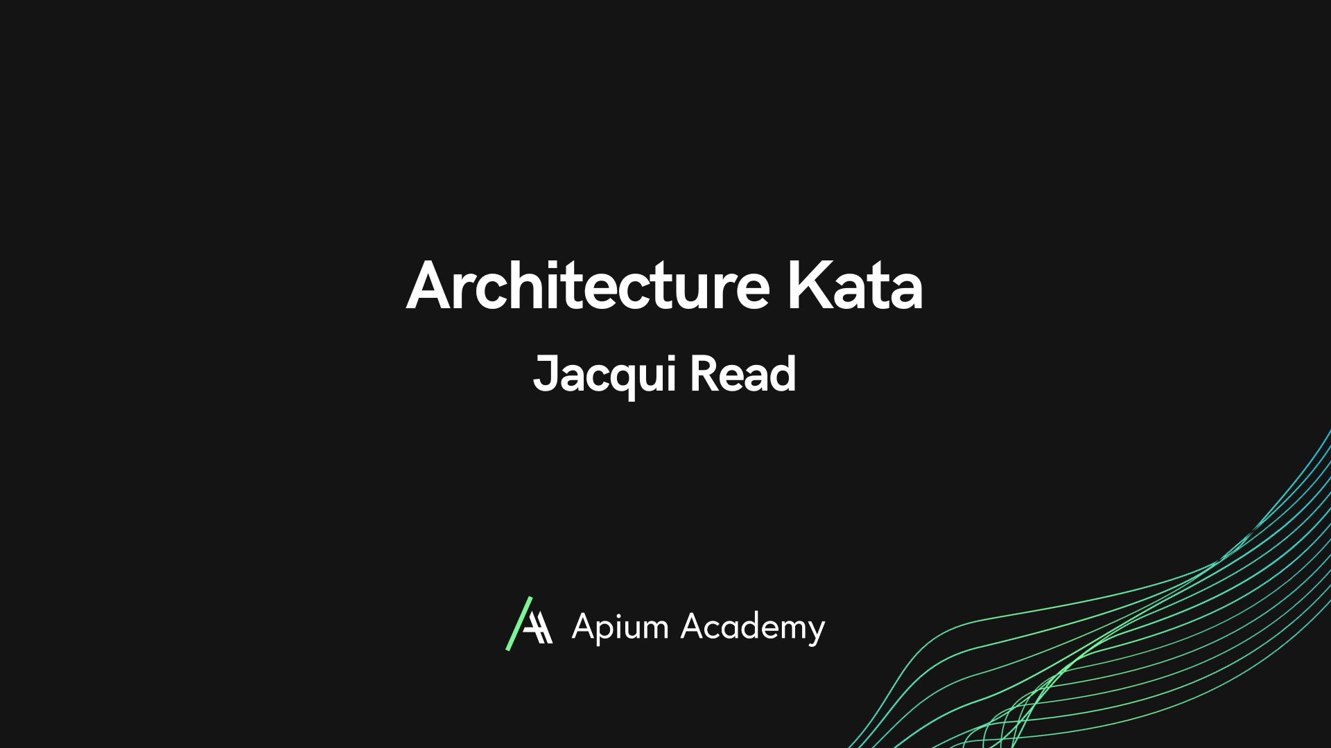 Architecture Kata