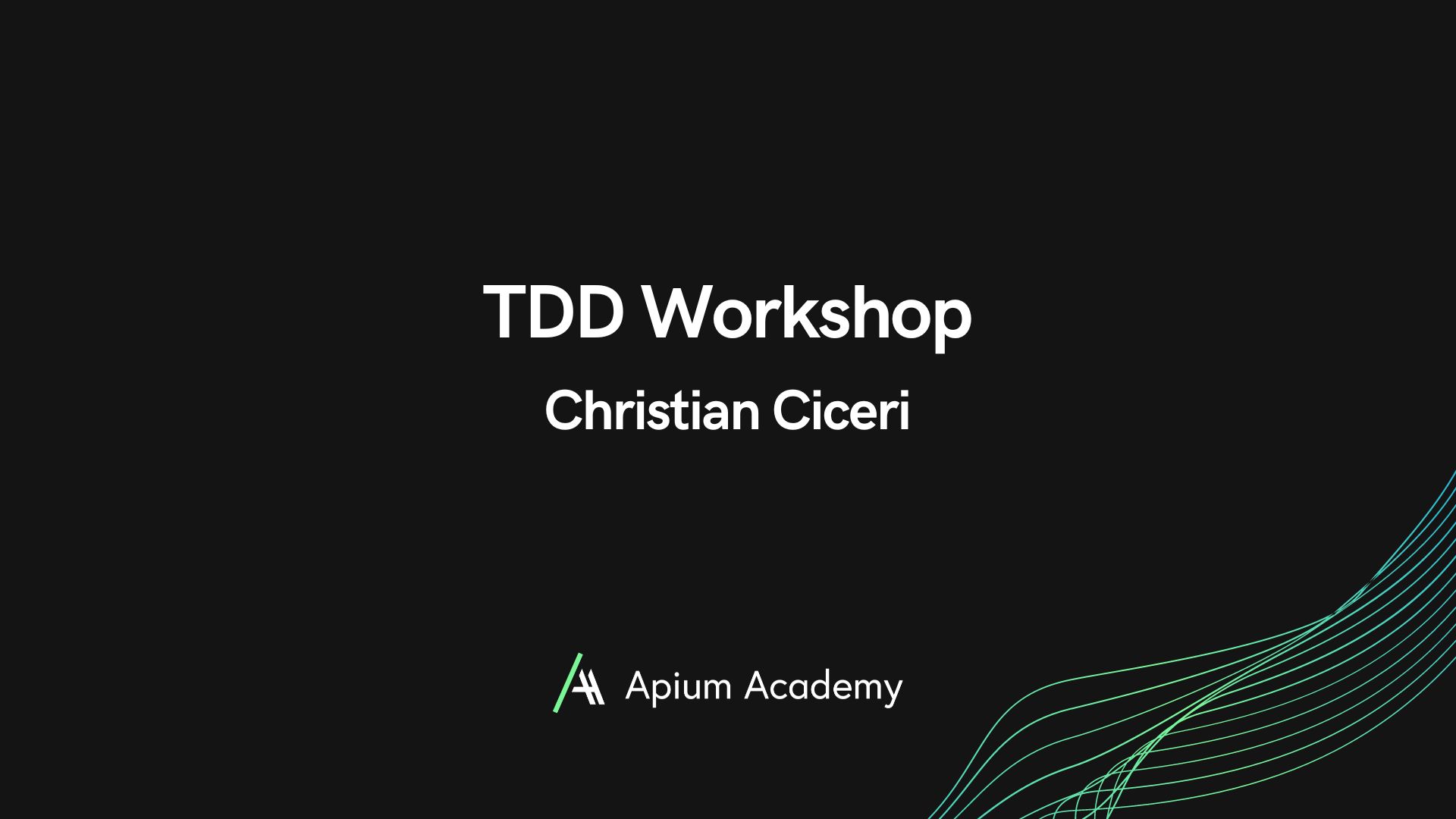 TDD Workshop